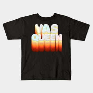 YAS QUEEN Slogan Tee Kids T-Shirt